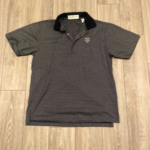 Texas A&M Striped Golf Polo (Fairway & Greene)